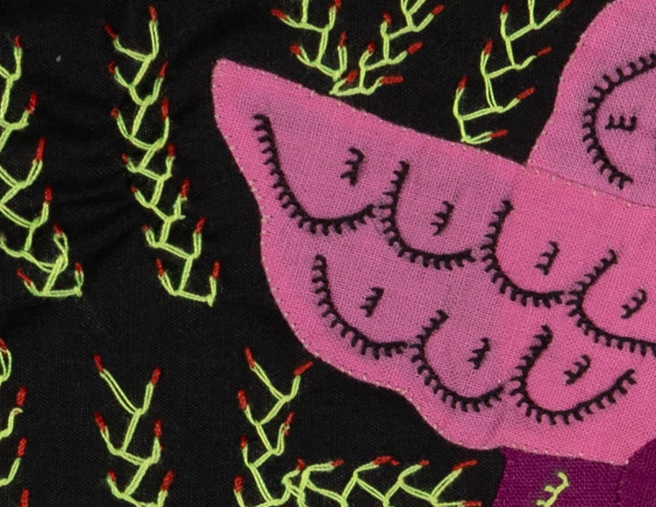 Multi-Color Hummingbird Pink And Maroon Molita