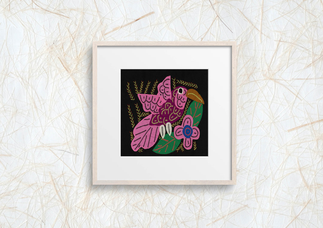 Multi-Color Hummingbird Pink And Maroon Molita