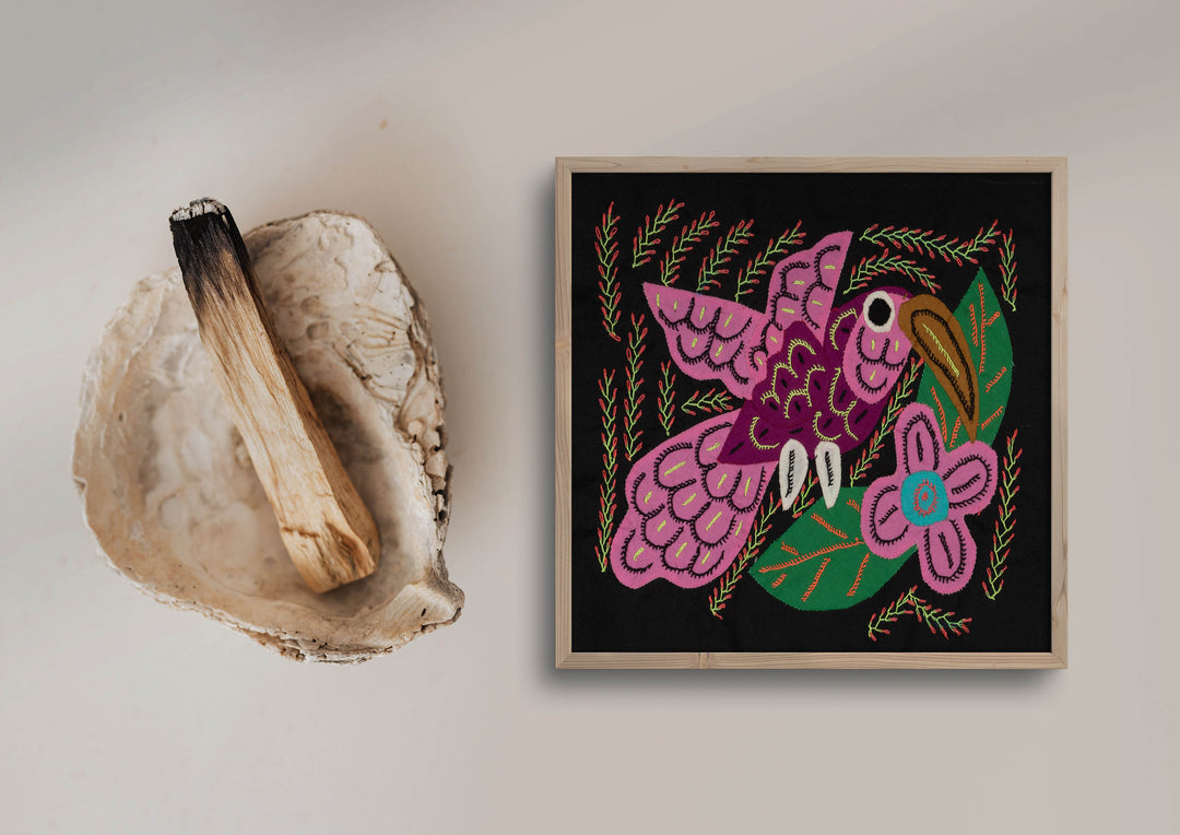 Multi-Color Hummingbird Pink And Maroon Molita