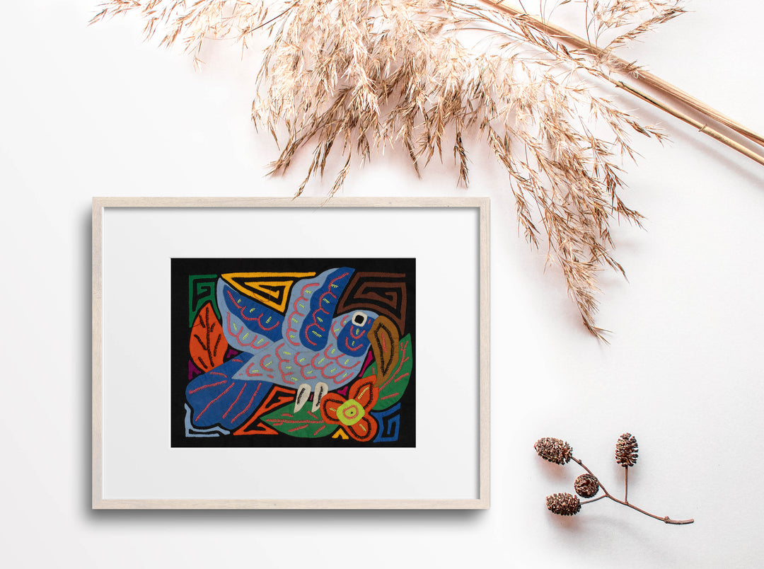 Multi-Color Hummingbird Blue And Orange Molita