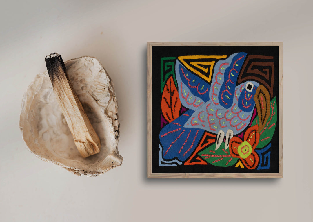 Multi-Color Hummingbird Blue And Orange Molita