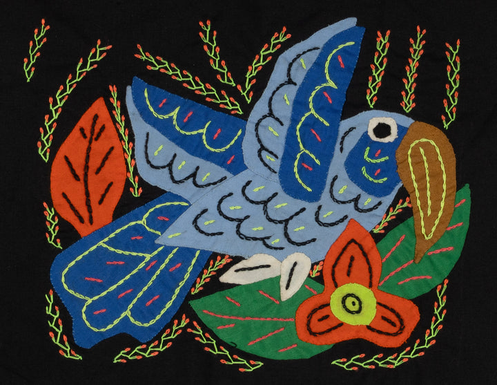 Multi-Color Hummingbird Blue And Orange Molita