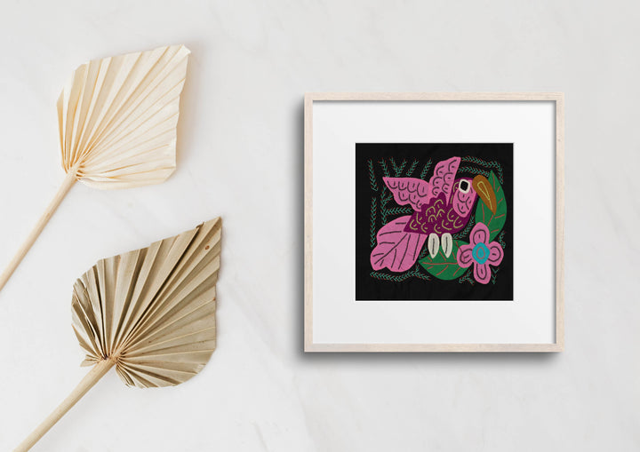 Multi-Color Hummingbird Pink And Maroon Molita