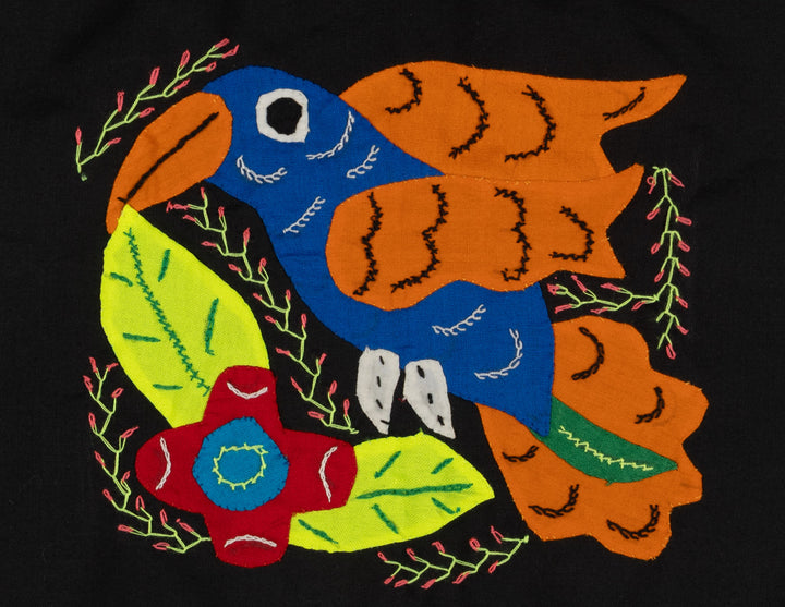 Multi-Color Parrot Bird Orange And Blue Molita