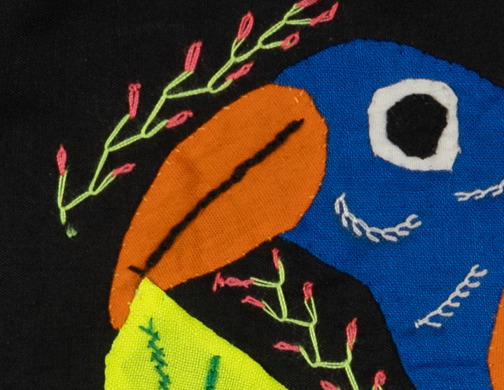 Multi-Color Parrot Bird Orange And Blue Molita