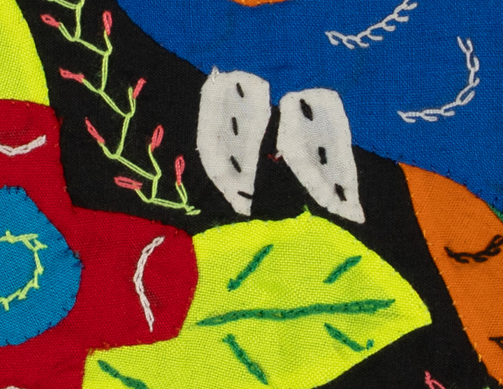 Multi-Color Parrot Bird Orange And Blue Molita