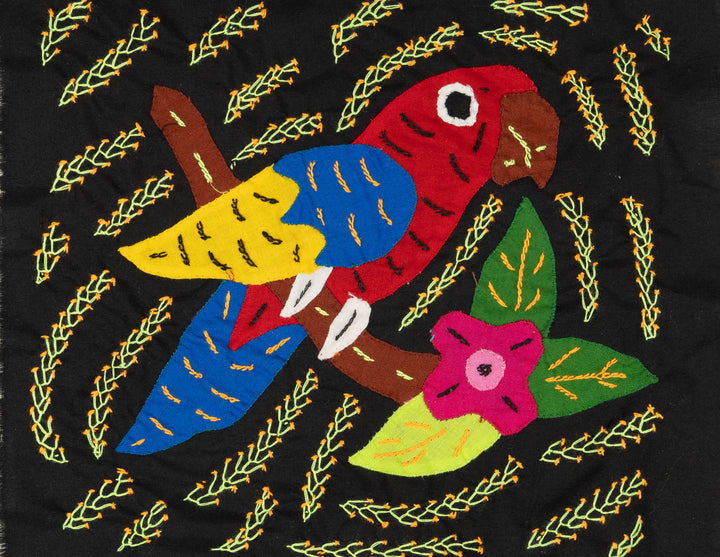 Multi-Color Parrot Bird Red And Blue Molita