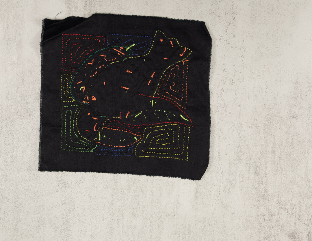 Multicolor Red And Chartruce Bird Molita