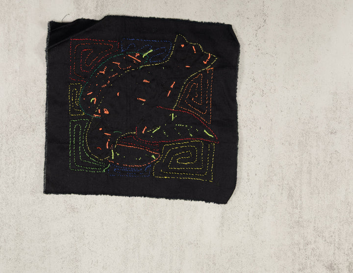 Multicolor Red And Chartruce Bird Molita