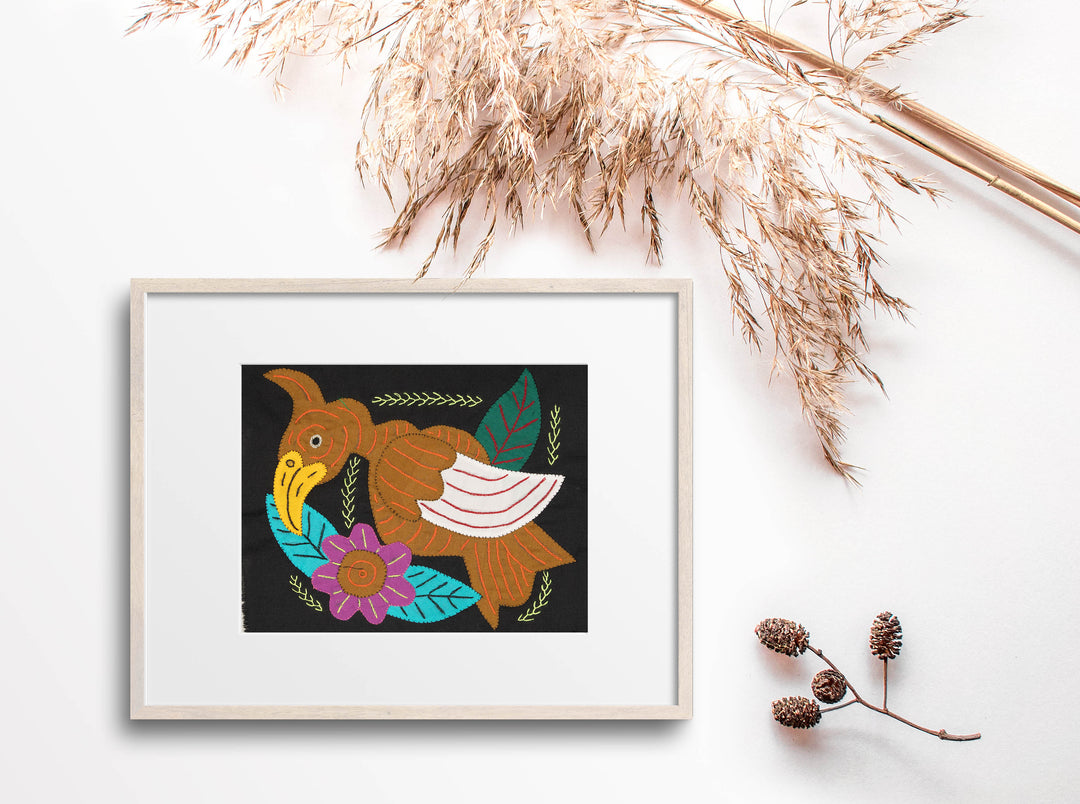 Multicolor Bird Brown And White Molita