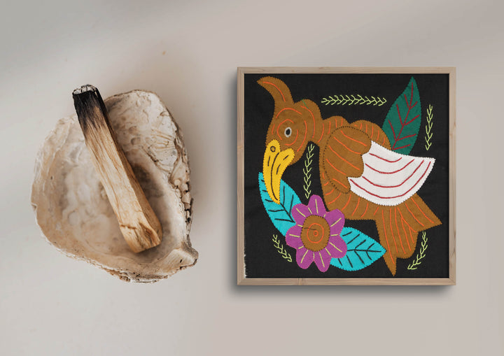 Multicolor Bird Brown And White Molita