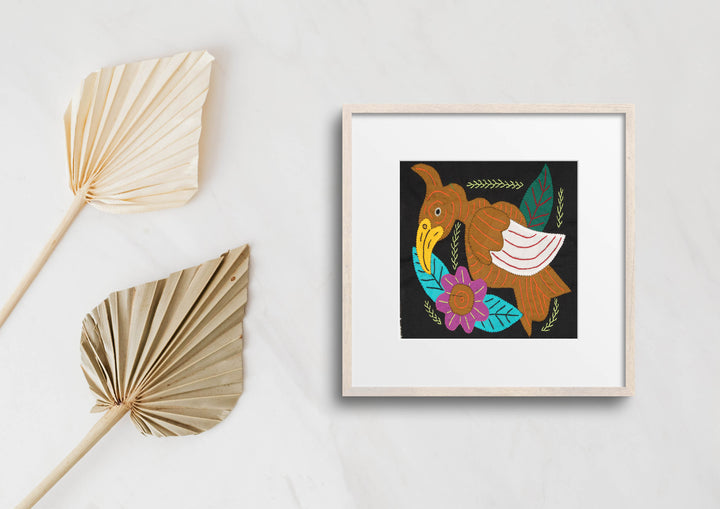 Multicolor Bird Brown And White Molita