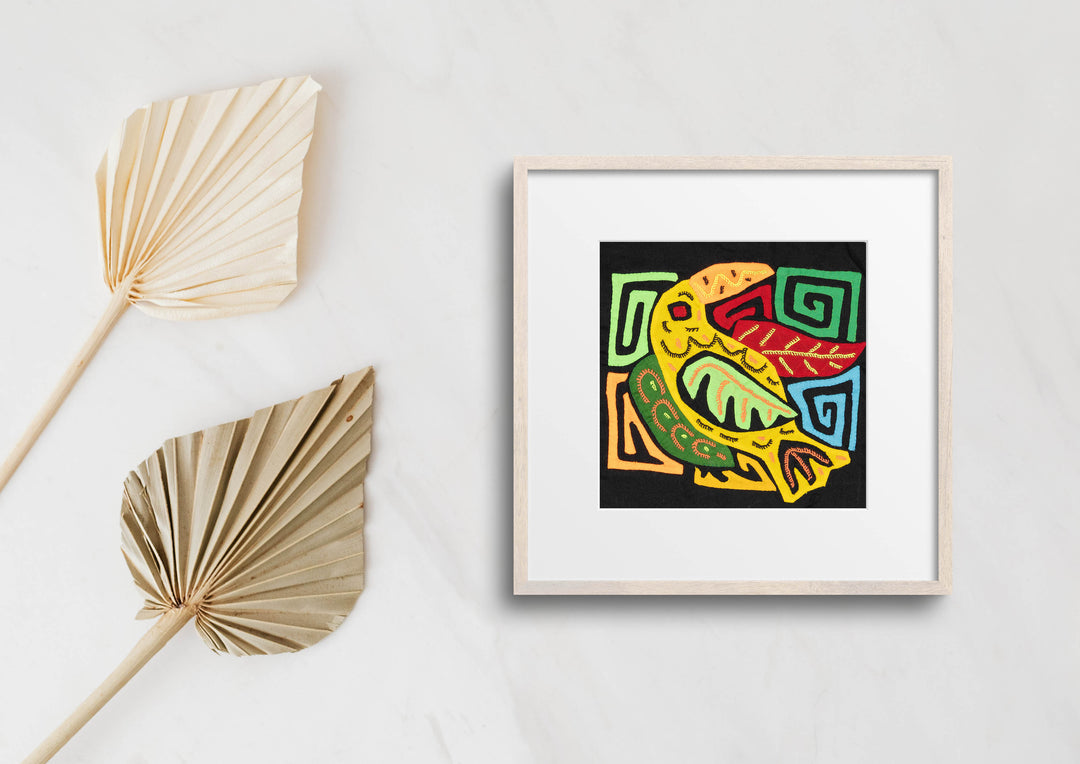 Multicolor Red Orange And Yellow Bird Molita