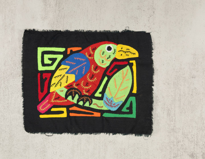 Multicolor Red And Blue Bird Molita