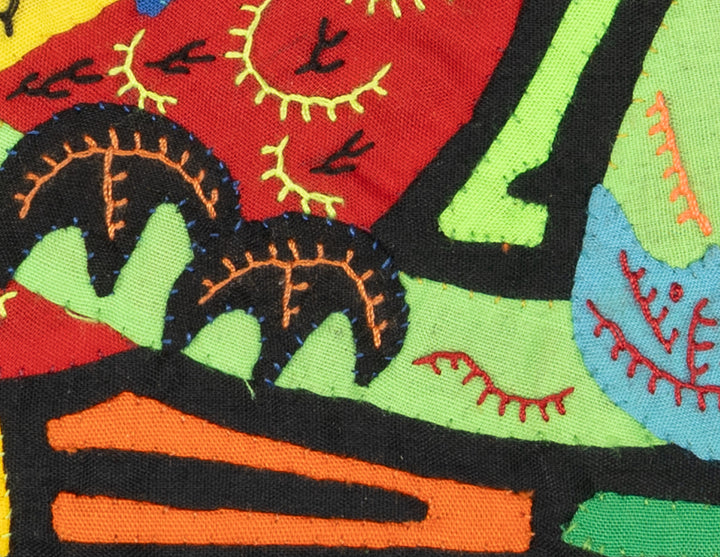 Multicolor Red And Blue Bird Molita