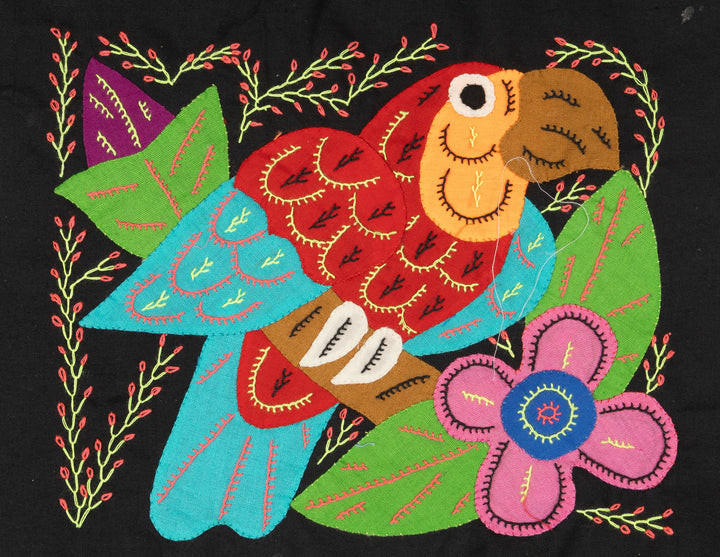 Multi-Color Parrot Bird Red And Blue Molita