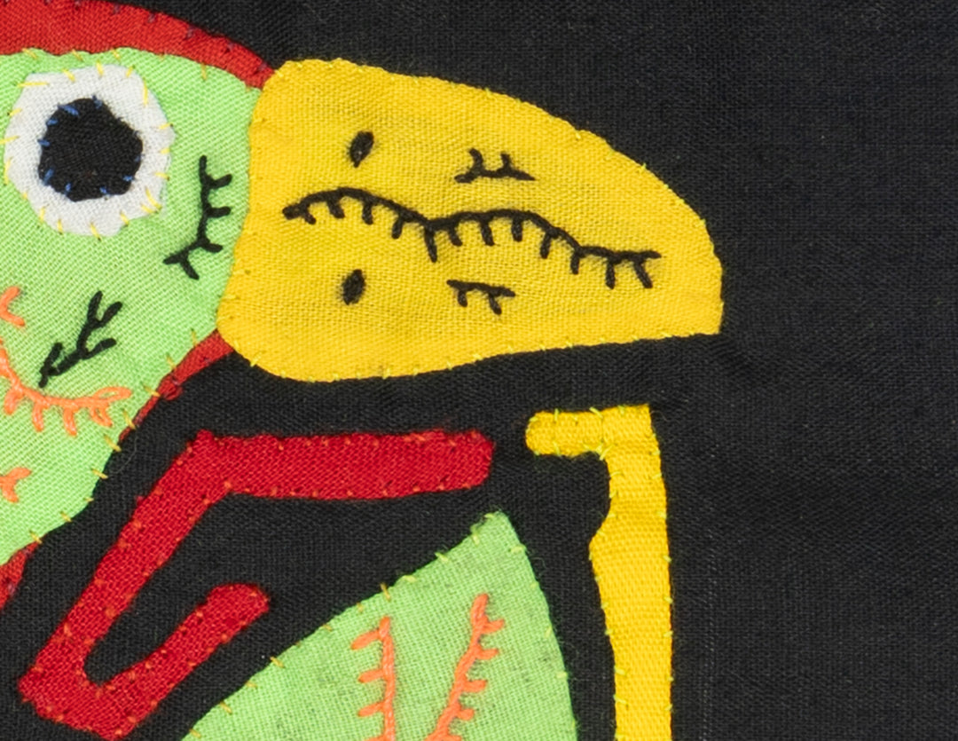 Multicolor Red And Blue Bird Molita