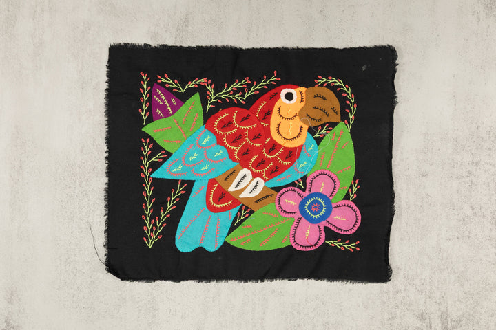 Multi-Color Parrot Bird Red And Blue Molita