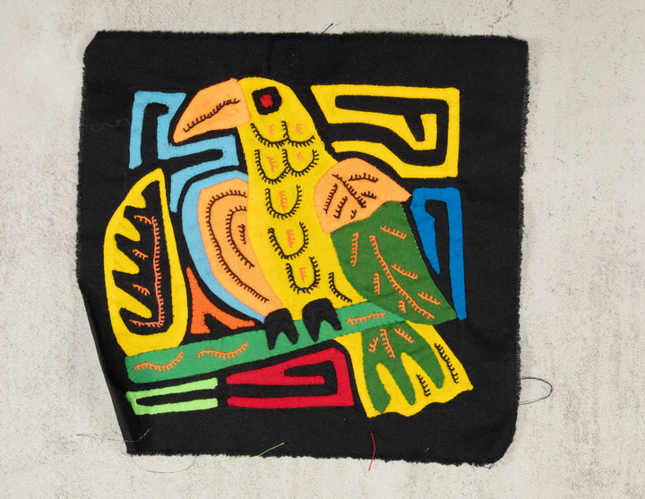 Multicolor Yellow Orange And Blue Bird Molita