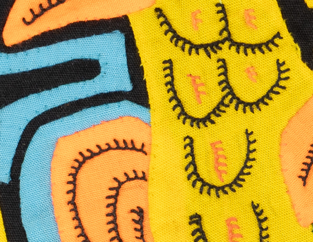 Multicolor Yellow Orange And Blue Bird Molita