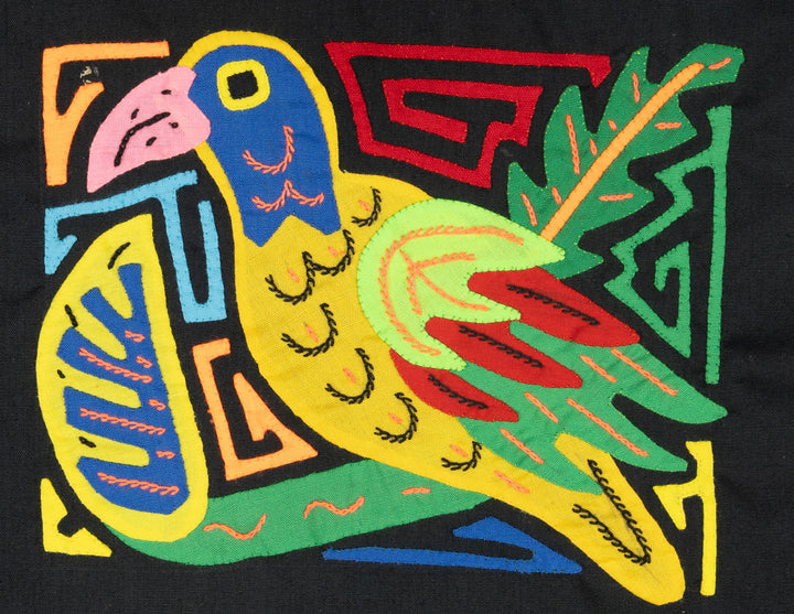 Multicolor Yellow Green And Blue Bird Molita