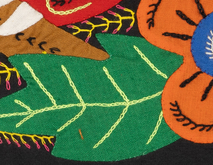 Multicolor Red Gold And Blue Bird Molita