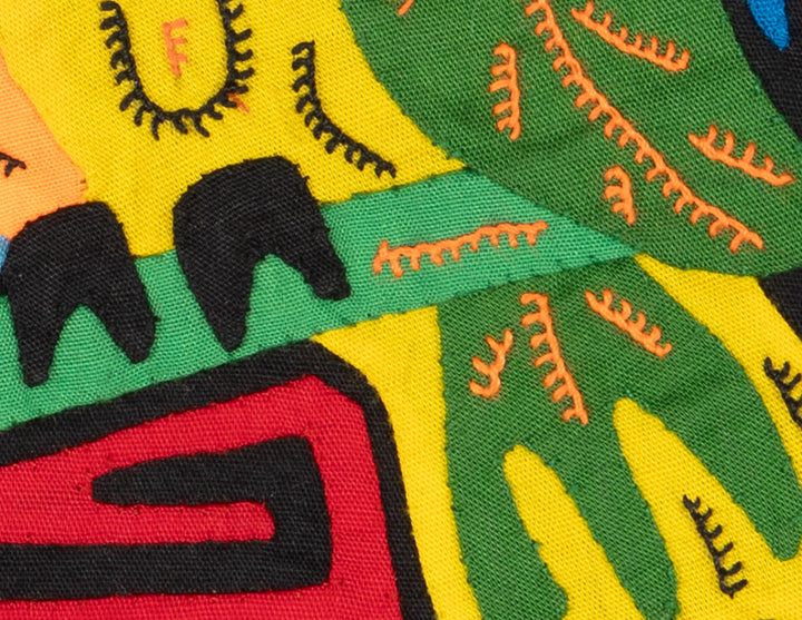 Multicolor Yellow Orange And Blue Bird Molita