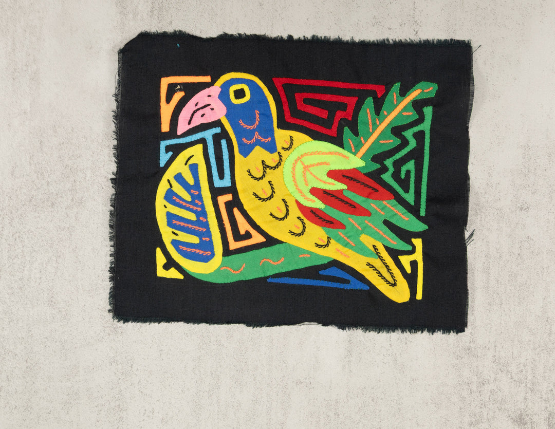 Multicolor Yellow Green And Blue Bird Molita