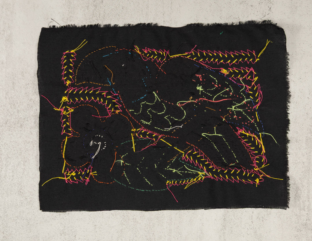 Multicolor Red Gold And Blue Bird Molita