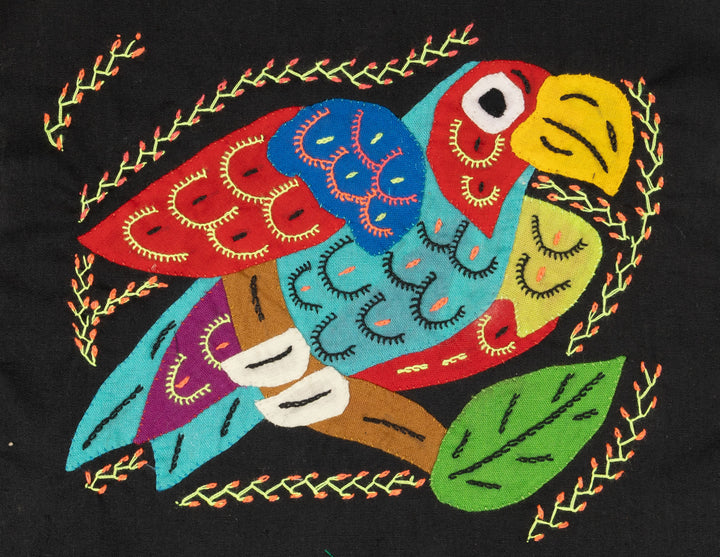 Multicolor Red And Blue Bird Molita