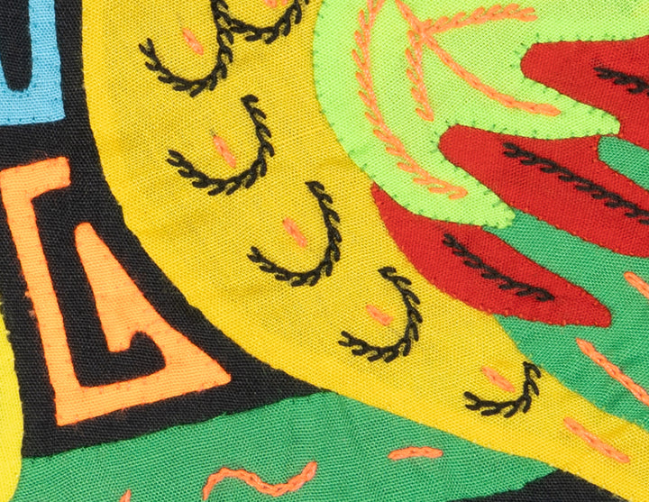 Multicolor Yellow Green And Blue Bird Molita