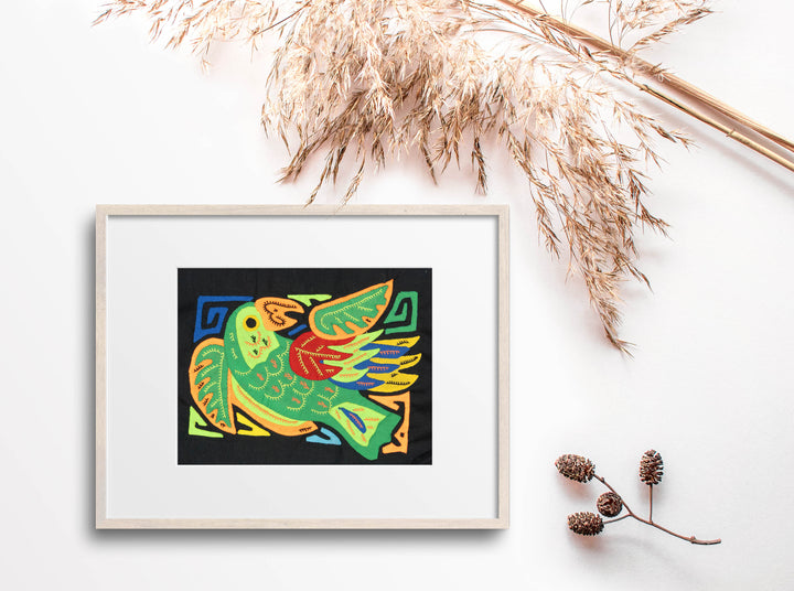 Multicolor Red Green And Orange Bird Molita