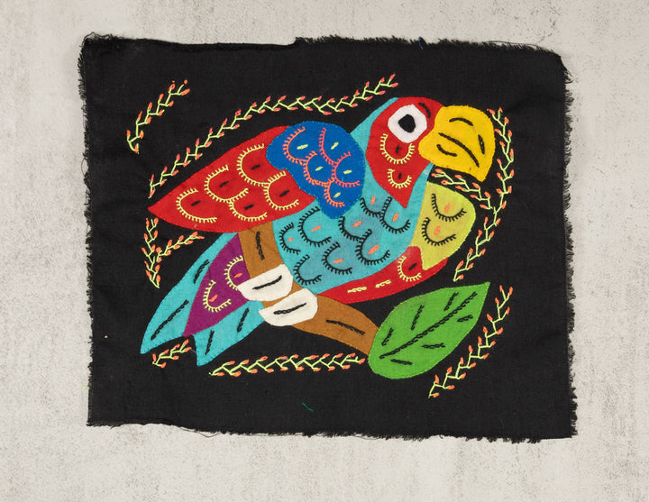 Multicolor Red And Blue Bird Molita