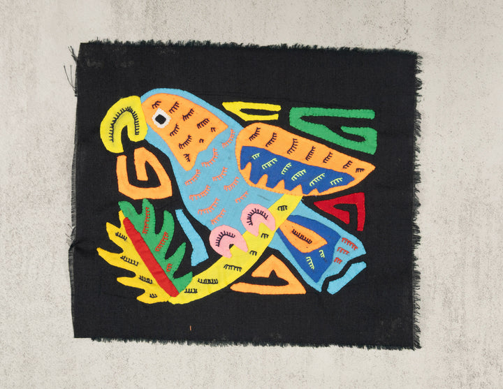 Multicolor Orange And Blue Bird Molita