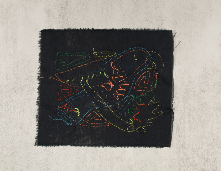 Multicolor Orange And Blue Bird Molita