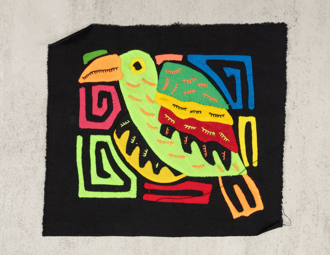 Multicolor Orange And Green Bird Molita