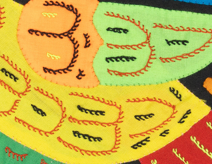 Multicolor Yellow Green And Red Bird Molita