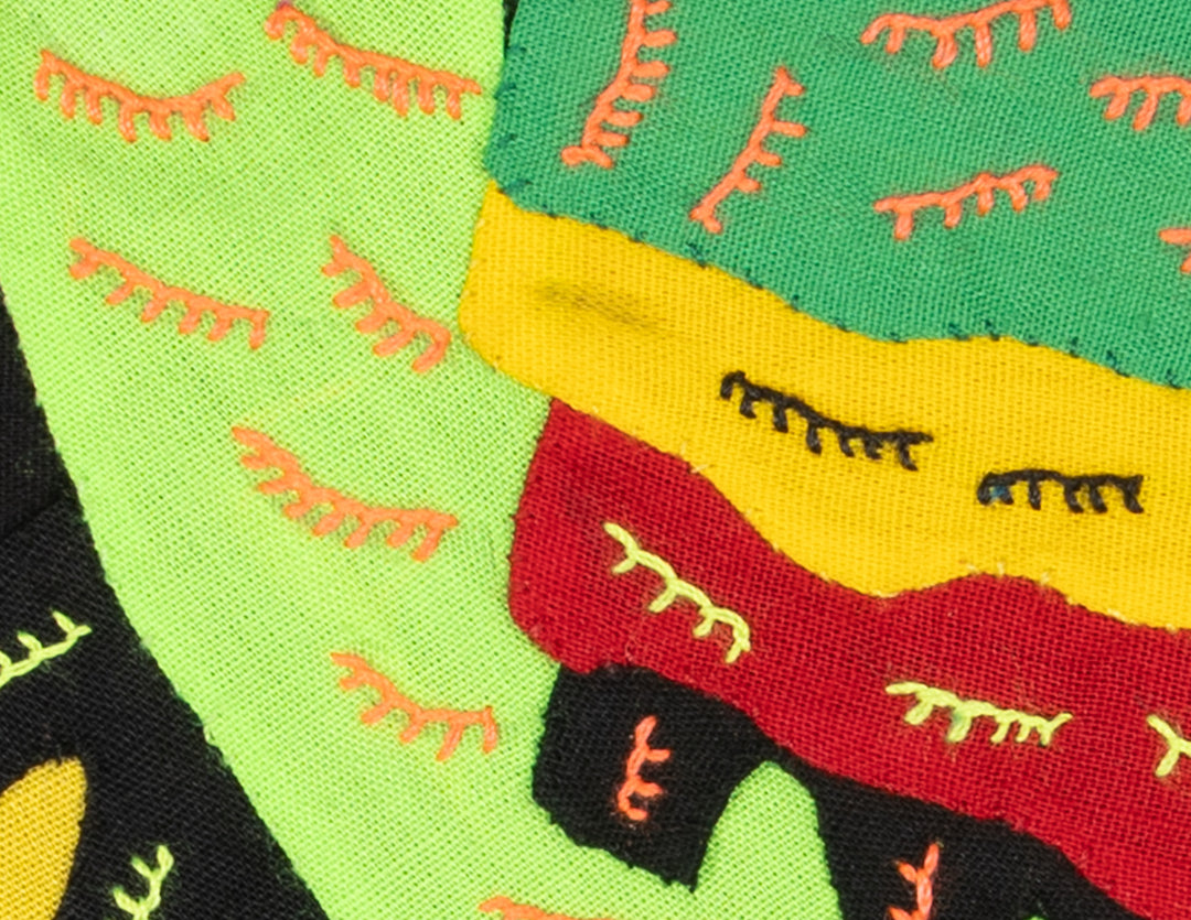 Multicolor Orange And Green Bird Molita