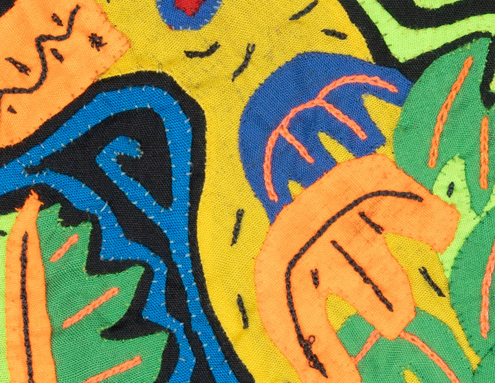 Multicolor Green Orange And Yellow Molita