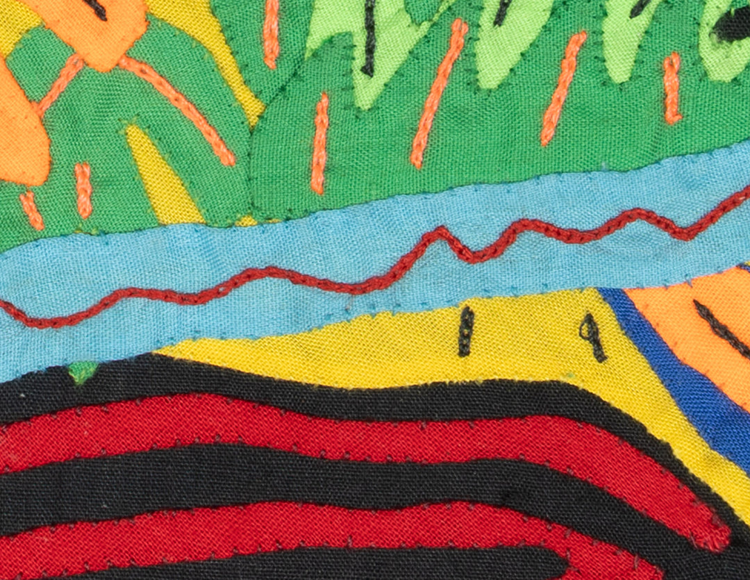 Multicolor Green Orange And Yellow Molita