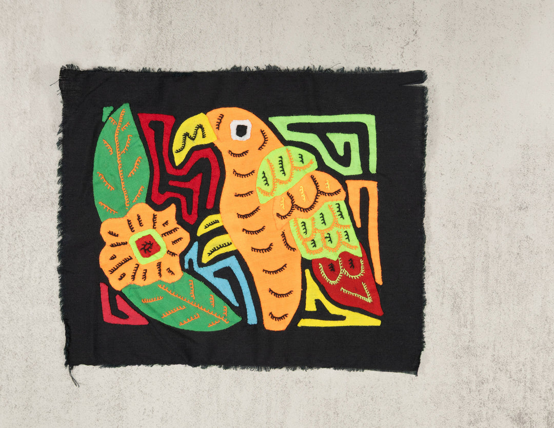 Multicolor Orange Green And Red Bird Molita