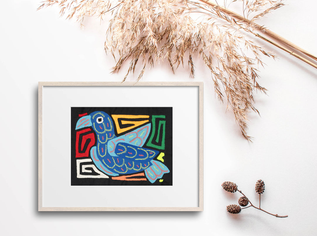 Multicolor Blue Bird Molita