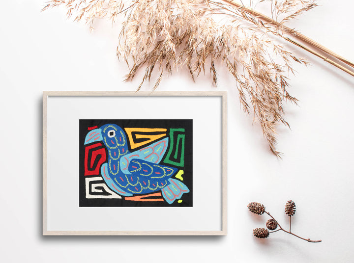 Multicolor Blue Bird Molita