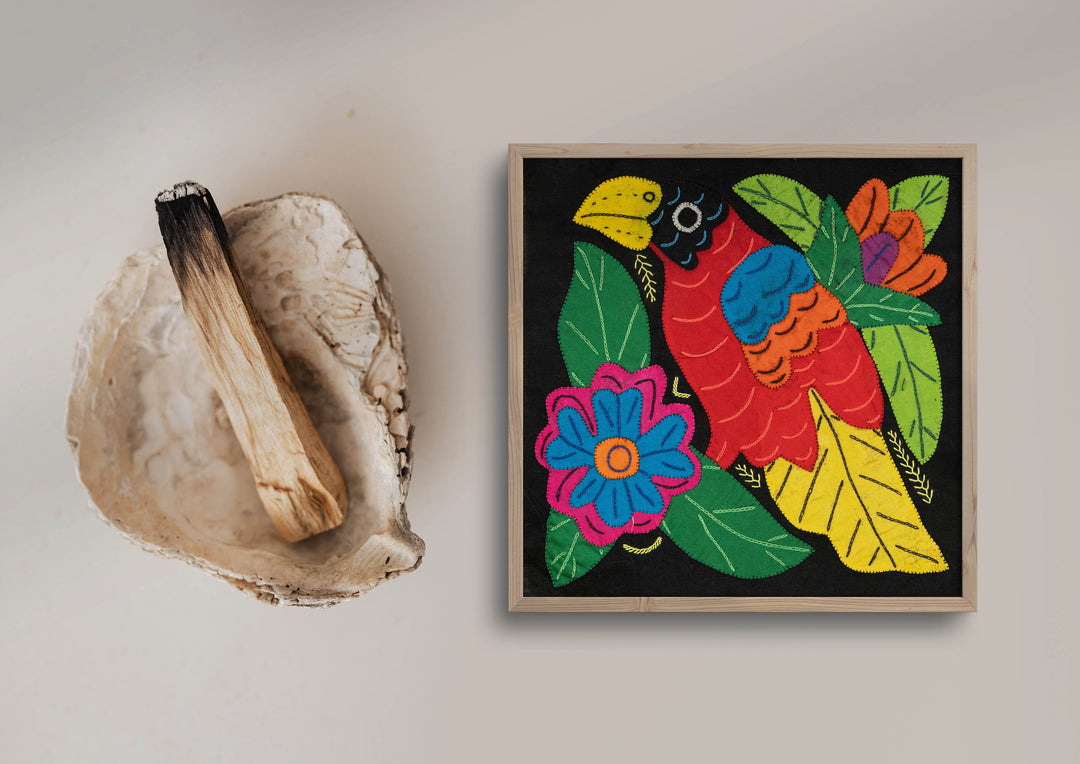 Multicolor Bird Red And Yellow Molita