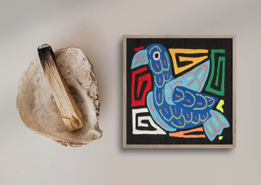 Multicolor Blue Bird Molita