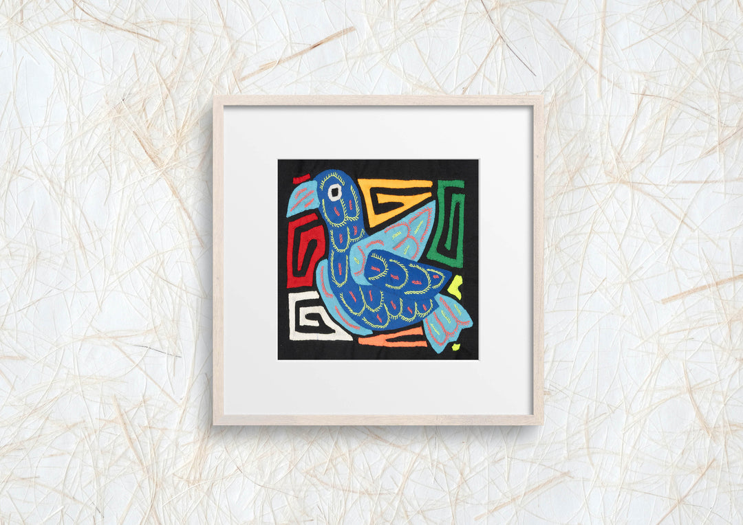 Multicolor Blue Bird Molita