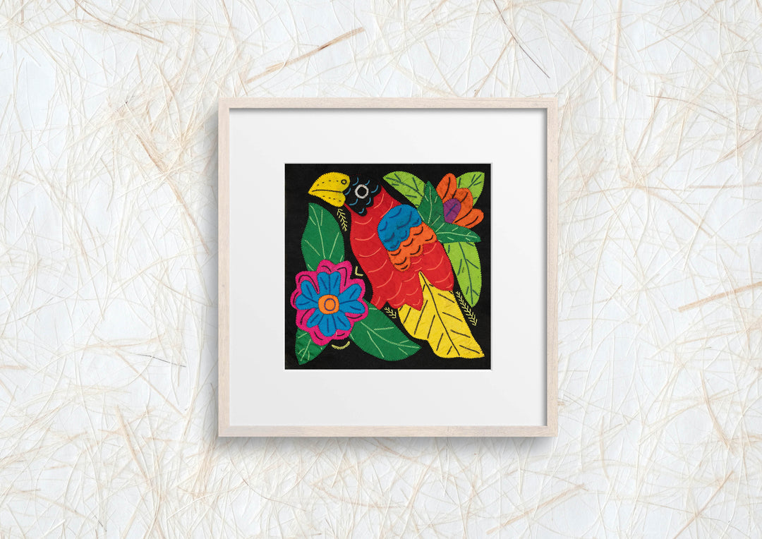 Multicolor Bird Red And Yellow Molita