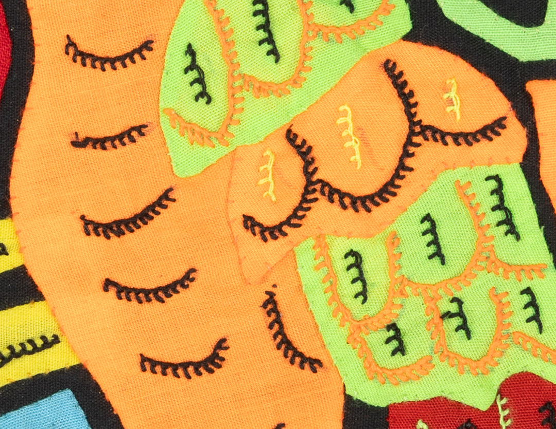 Multicolor Orange Green And Red Bird Molita