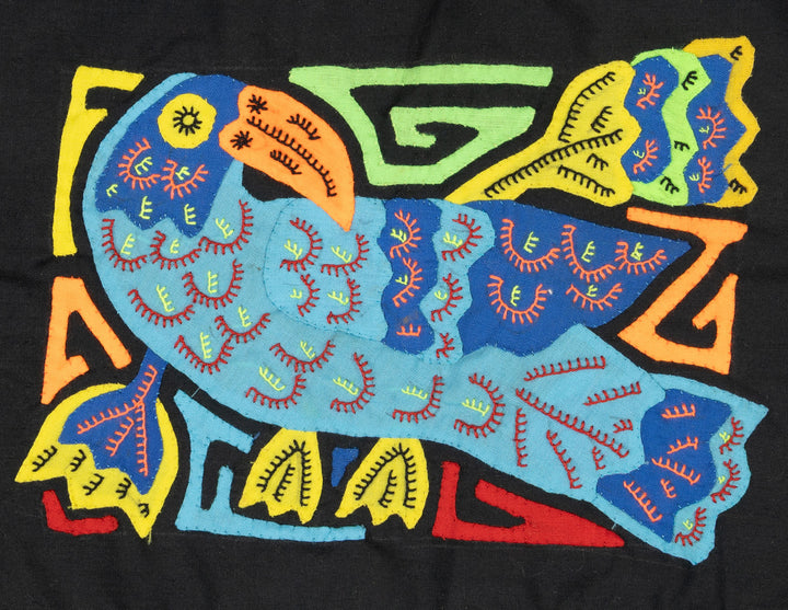 Multicolor Orange Yellow And Blue Bird Molita