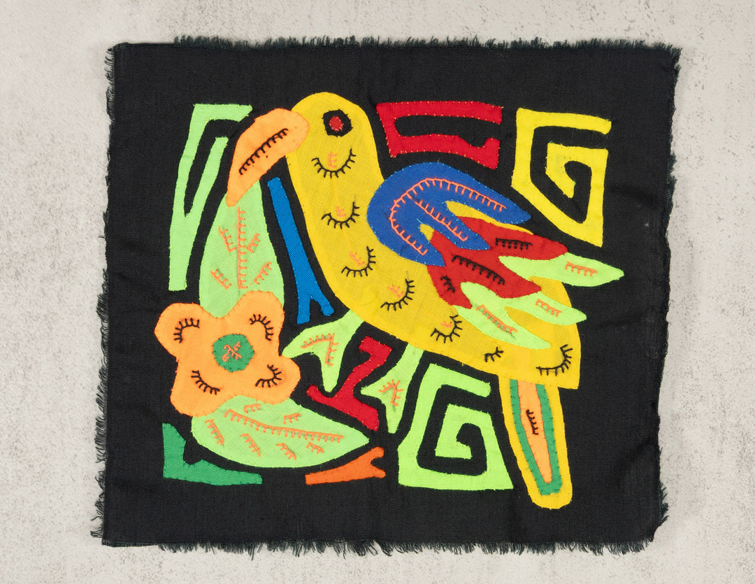 Multicolor Blue Yellow And Red Bird Molita